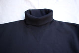 FREEWHEELERS / "U.S. NAVY BNY DRYDOCK #4" TURTLE NECK SWEAT SHIRT (#2534010,JET NAVY)