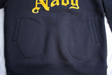 FREEWHEELERS / "U.S. NAVY BNY DRYDOCK #4" TURTLE NECK SWEAT SHIRT (#2534010,JET NAVY)