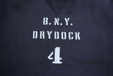 FREEWHEELERS / "U.S. NAVY BNY DRYDOCK #4" TURTLE NECK SWEAT SHIRT (#2534010,JET NAVY)