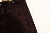 ADJUSTABLE COSTUME / VITO STYLE CORDUROY TROUSERS (AP-071,BROWN)