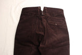 ADJUSTABLE COSTUME / VITO STYLE CORDUROY TROUSERS (AP-071,BROWN)