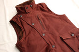 FREEWHEELERS / WINTER AVIATORS' VEST (#2331009,RED BROWN)