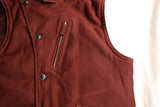 FREEWHEELERS / WINTER AVIATORS' VEST (#2331009,RED BROWN)