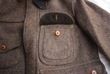 FREEWHEELERS / "WOODLAND" HUNTING JACKET (#2531016,YARN-DYED GRAINED BROWN)