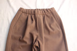 resoglia / Woolish Melton Wide Easy Pants (Mocha)