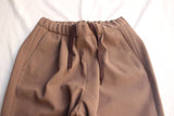 resoglia / Woolish Melton Wide Easy Pants (Mocha)