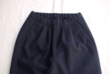 resoglia / Woolish Melton Wide Easy Pants (Navy)