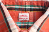 FAR EAST MANUFACTURING / WORK SHIRT, Heavy Flannel Plaid (#01-000,ORANGE)