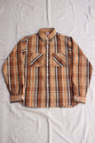FAR EAST MANUFACTURING / WORK SHIRT, Heavy Flannel Plaid (#01-000,YELLOW)