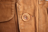 FREEWHEELERS / "Yellowstone" SLEEVELESS COAT (#2321015,YARN-DYED BUFFALO BROWN)