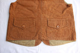 FREEWHEELERS / "Yellowstone" SLEEVELESS COAT (#2321015,YARN-DYED BUFFALO BROWN)