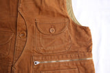 FREEWHEELERS / "Yellowstone" SLEEVELESS COAT (#2321015,YARN-DYED BUFFALO BROWN)
