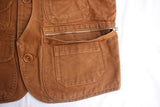FREEWHEELERS / "Yellowstone" SLEEVELESS COAT (#2321015,YARN-DYED BUFFALO BROWN)