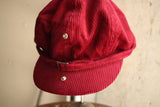 ADJUSTABLE COSTUME / 20's Style Casquette (AC-097A,WINE)
