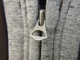 FREEWHEELERS / TWO-TONE ZIP FRONT CARDIGAN TYPE SWEAT SHIRT (#1534005,CHARCOAL BLACK × DARK MIX GRAY)