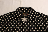 MATTSONS' / PRINT OPEN COLLAR SHIRT (65921,DOT)