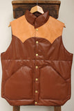 Rainbow Country / ALL LEATHER PRIMALOFT VEST (RCL-10057HC,BROWN) / 2017 model