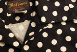 MATTSONS' / PRINT OPEN COLLAR SHIRT (65921,DOT)