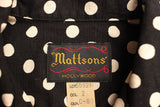 MATTSONS' / PRINT OPEN COLLAR SHIRT (65921,DOT)