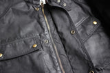 Cushman / BRITISH MOTOR CYCLE JACKET, USED FINISH (21330,BLACK)