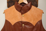 Rainbow Country / ALL LEATHER PRIMALOFT VEST (RCL-10057HC,BROWN) / 2017 model