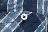 COLIMBO / RICHMOND-BORO WORK SHIRT,FLANNEL (ZS-0311,NAVY/SAX)