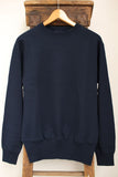 WORKERS / Crew Cotton Sweater (Navy)