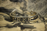 BO'S GLAD RAGS / "IRON AGE TYPE CUTOUT" WRENCH BANGLE (A19-05SV,STERLING SILVER)
