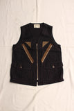 FREEWHEELERS / AVIATORS' VEST (#1421017,DEEP NAVY)
