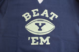 FREEWHEELERS / "BEAT 'EM" ATHLETIC SWEAT SHIRT (#2234004,OLD NAVY × DRY CREAM)