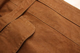 COLIMBO / BROAD-LAND BELTED GAME JACKET (ZX-0134,CAMEL)