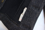 FREEWHEELERS / "EBBETS FIELD" COAT (#2031015,GRAINED BLACK STRIPE × BLACK)