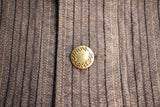FREEWHEELERS / "GANDY DANCER" VEST (#2021007,GRAINED BROWN STRIPE)
