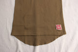 BO'S GLAD RAGS / "Health Shield Bare Lives Matter" MID 1950s STANDARD TWO-TONE PRINTED THERMAL UNDERSHIRT (C20-01,KHAKI)