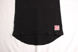 BO'S GLAD RAGS / "Health Shield Bare Lives Matter" MID 1950s STANDARD TWO-TONE PRINTED THERMAL UNDERSHIRT (C20-01,BLACK)