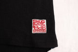 BO'S GLAD RAGS / "Health Shield Bare Lives Matter" MID 1950s STANDARD TWO-TONE PRINTED THERMAL UNDERSHIRT (C20-01,BLACK)