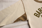 BO'S GLAD RAGS / "Health Shield Bare Lives Matter" MID 1950s STANDARD TWO-TONE PRINTED THERMAL UNDERSHIRT (C20-01,GRAY BEIGE)