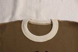 BO'S GLAD RAGS / "Health Shield Bare Lives Matter" MID 1950s STANDARD TWO-TONE PRINTED THERMAL UNDERSHIRT (C20-01,KHAKI)