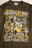 BO'S GLAD RAGS / "JERRY'S GRATEFUL DONUT Promotion Tee, SAN FRANCISCO,CALIF.,1971" (C20-01,OLIVE GREEN)