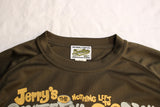 BO'S GLAD RAGS / "JERRY'S GRATEFUL DONUT Promotion Tee, SAN FRANCISCO,CALIF.,1971" (C20-01,OLIVE GREEN)