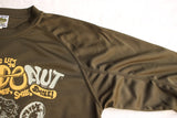 BO'S GLAD RAGS / "JERRY'S GRATEFUL DONUT Promotion Tee, SAN FRANCISCO,CALIF.,1971" (C20-01,OLIVE GREEN)