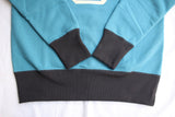 FREEWHEELERS / "LIONS" ATHLETIC SWEAT SHIRT (#2234003,SAX × SOOT BLACK)
