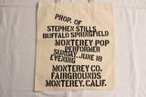 BO'S GLAD RAGS / "MONTEREY POP 1967" PERFORMER'S CAMPING TOTE (FCA21-01,OFF WHITE)