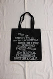 BO'S GLAD RAGS / "MONTEREY POP 1967" PERFORMER'S CAMPING TOTE (FCA21-01,BLACK)