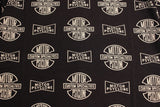 FREEWHEELERS / "MOTOR PSYCLONE ALL OVER PRINT" SET-IN SHORT SLEEVE T-SHIRT (#2225027,SHADY BLACK)