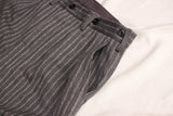 ADJUSTABLE COSTUME / ORIGINAL STRIPE TWO PLEATED TROUSERS (AP-069,CHARCOAL)