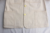 WORKERS / Queen of the road, Railroad Jacket (White Denim)