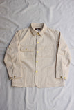WORKERS / Queen of the road, Railroad Jacket (White Denim)