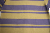 FREEWHEELERS / "RANDOM STRIPED" SET-IN SHORT SLEEVE T-SHIRT (#2225016,OLD NAVY × OLIVE)