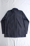 HAWKWOOD MERCANTILE / SHERPA OVER SHIRT (DENIM)
